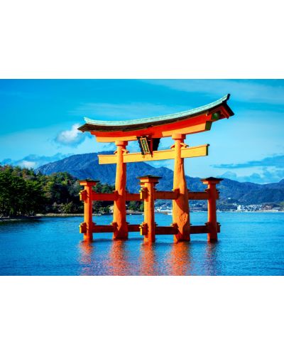 Puzzle Bluebird de 1500 piese - Portalele templului Itukushima - 2