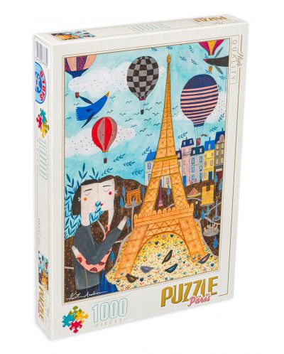 Puzzle D-Toys de 1000 piese – Paris, Andrea Kurti - 1