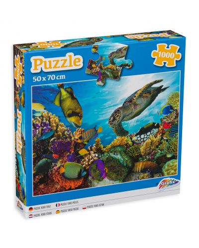 Puzzle Grafix din 1000 de piese - Lumea subacvatică - 1