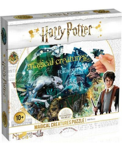 Puzzle Winning Moves de 500 piese - Harry Potter, creaturi magice - 1