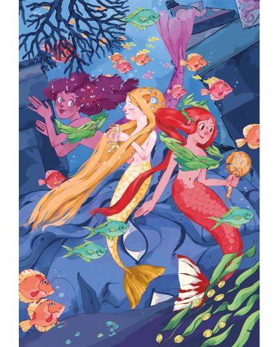 Puzzle Clementoni de 180 piese- Mermaids  - 2