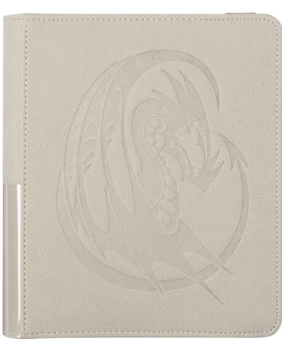 Portofoliu de cărți Dragon Shield Card Storage Folder Codex - Ashen White (360 buc.) - 1