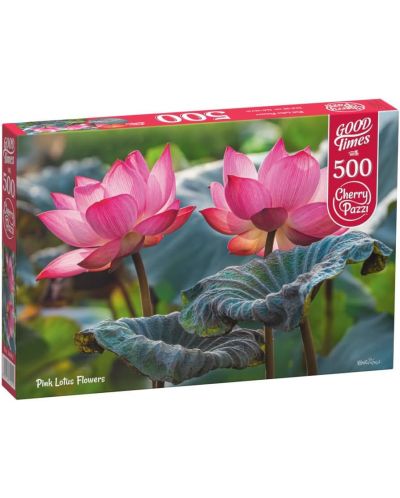Puzzle de 500 de piese Cherry Pazzi - Pink Lotus - 1