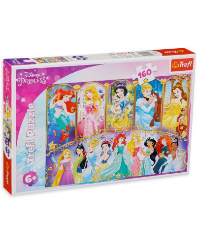 Puzzle Trefl de 160 piese - Disney Princess - 1