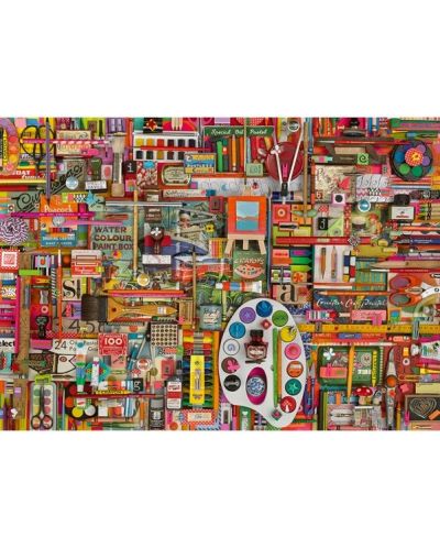 Puzzle Schmidt de 1000 piese - Ustensile pentru artisti - 2