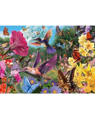 Puzzle Trefl 1000 de piese - Grădina cu colibri - 2