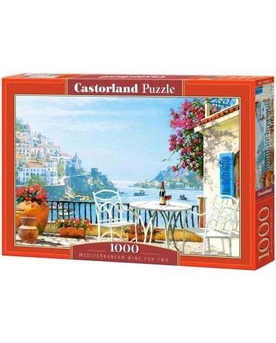 Puzzle Castorland din 1000 de piese - Vin mediteranean pentru doi - 1