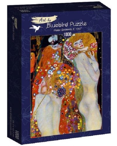 Puzzle Bluebird de 1000 piese - Water Serpents II, 1907 - 1