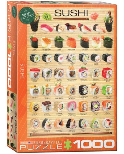 Puzzle Eurographics de 1000 piese - Sushi - 1