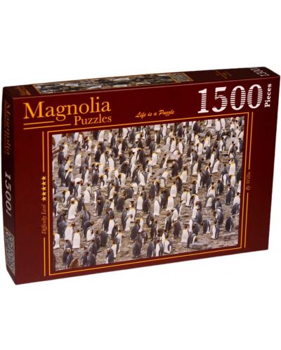 Magnolia Puzzle de 1500 de piese - Royal Penguins Colony - 1