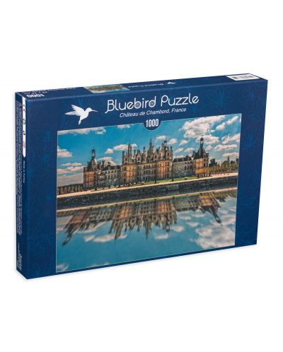 Puzzle Bluebird de 1000 piese - Castelul Chambord, Franta - 1