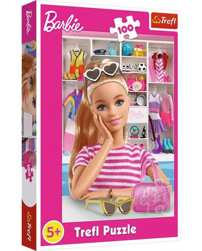 Puzzle Trefl din 100 de piese - Barbie - 1