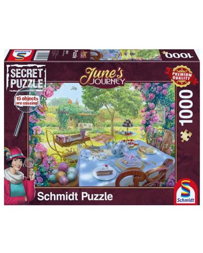 Puzzle-ghicitoare Schmidt din 1000 de piese - O petrecere cu ceai - 1