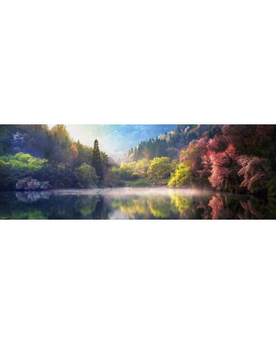 Puzzle panoramic Heye din 1000 de piese - lac în Coreea - 2
