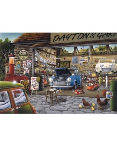 Puzzle Anatolian de 500 piese - Garajul lui Dayton, Hiro Tanikava - 2