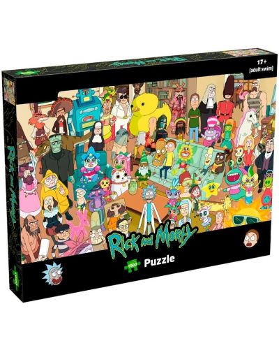 Puzzle cu 1000 de piese Winning Moves - Rick si Morty - 1