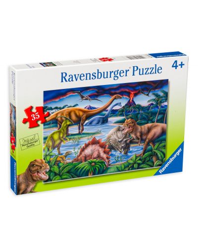 Puzzle Ravensburger de 35 piese - Dinozauri - 1