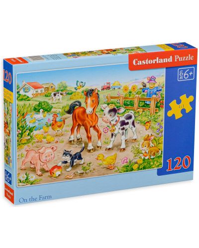 Puzzle Castorland de 120 piese - On the Farm - 1