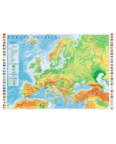 Puzzle Trefl de 1000 piese - Harta Europei - 2