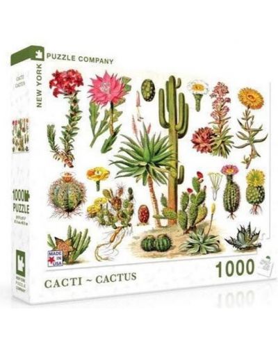 Puzzle New York Puzzle de 1000 piese - Cacti Cactus - 1