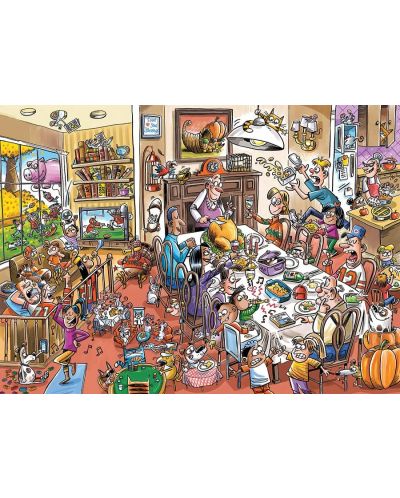 Puzzle Cobble Hill din 1000 piese - DoodleTown: Împreună pentru Ziua Recunoștinței - 2