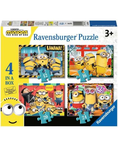 Puzzle Ravensburger 4 în 1 - The Minions 2 - 1