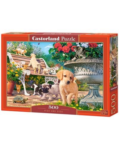 Puzzle Castorland din 500 de piese - Dea vatea-ascunselea - 1