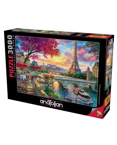 Puzzle Anatolian de 3000 piese - Parisul inflorit - 1