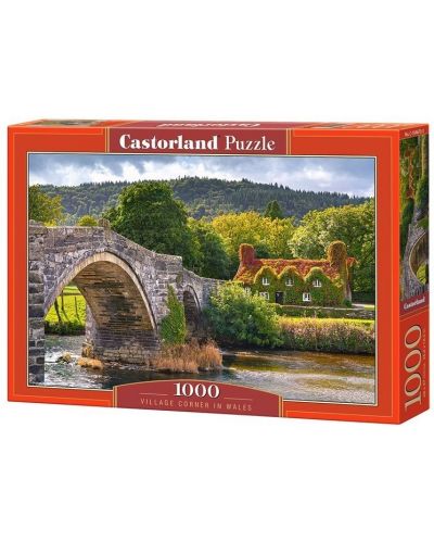 Puzzle Castorland de 1000 piese - Village Corner in Wales - 1