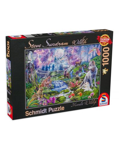 Puzzle Schmidt din 1000 de piese - Viata in padure - 1