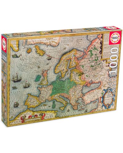 Educa 1000 Pieces Puzzle - Harta Europei - 1