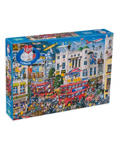 Puzzle Gibsons de 1000 piese - Imi place Londra, Mike Jupp - 1
