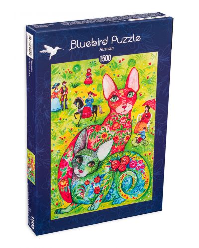 Puzzle Bluebird de 1500 piese - Russian, Oxana Zaika - 1