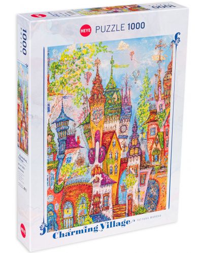 Puzzle Heye din 1000 de piese - Clădiri colorate - 1
