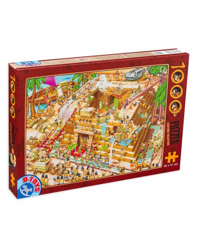 Puzzle D-Toys de 1000 piese – Piramida - 1