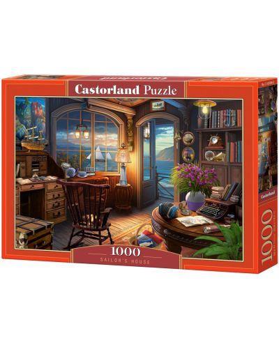 Puzzle Castorland din 1000 de piese - Casa marinarului - 1