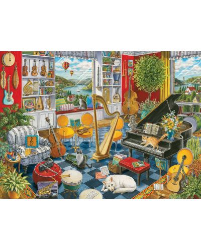Puzzle Ravensburger de500 piese - The Music Room - 2