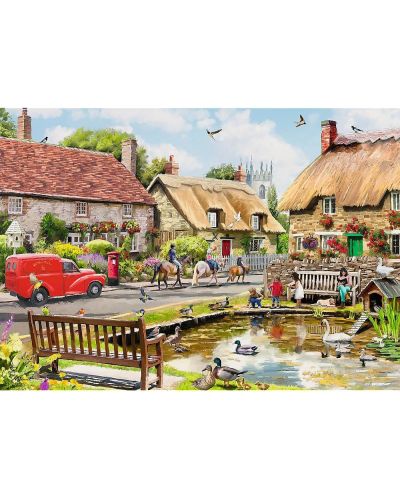 Puzzle Trefl 1000 de piese - Satul de vară - 2