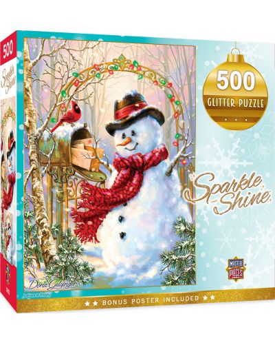 Puzzle Master Pieces de 500 piese - Letters to Frosty - 1