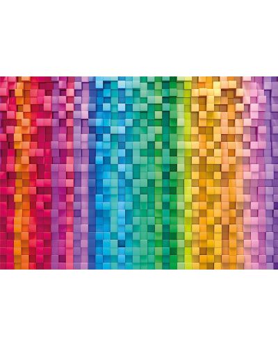 Puzzle Clementoni din 1000 de piese - Pixeli colorați - 2