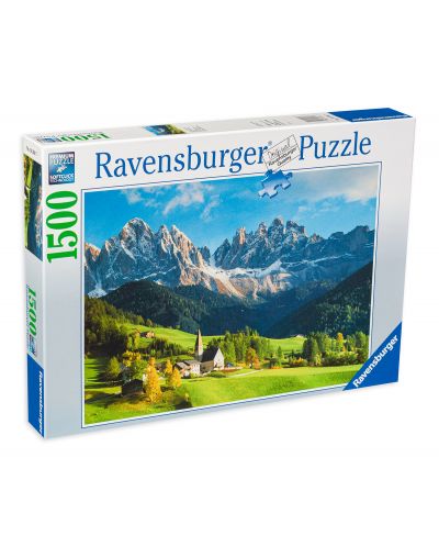 Puzzle Ravensburger de 1500 piese - Vedere spre Dolomiti - 1