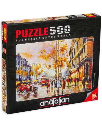 Puzzle Anatolian de 500 piese - Seara in Istanbul, Nusret Dökmeci - 1