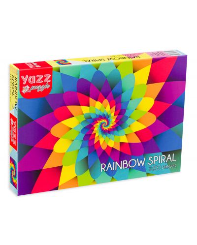 Yazz Puzzle de 1000 de piese - Spirală multicoloră - 1