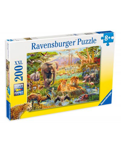 Puzzle Ravensburger de 200 XXL piese - Animals Of The Savanna - 1