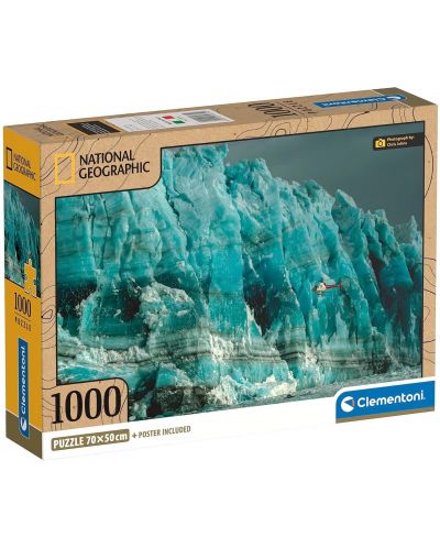 Puzzle  Clementoni din 1000 piese - Ghețarul Hubbard - 1