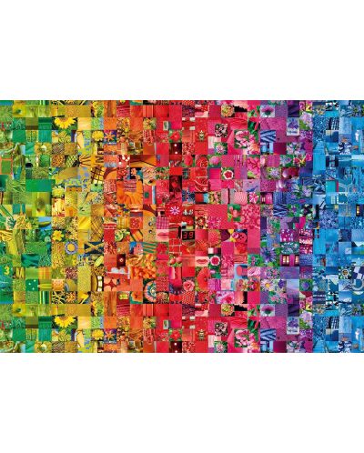 Puzzle Clementoni din 1000 de piese - Colaj colorat - 2