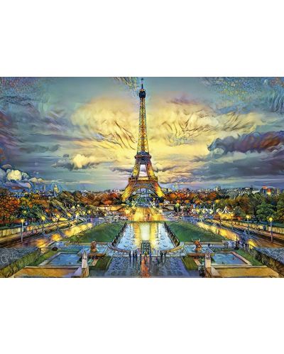 Puzzle Educa din 500 de piese - Turnul Eiffel - 2