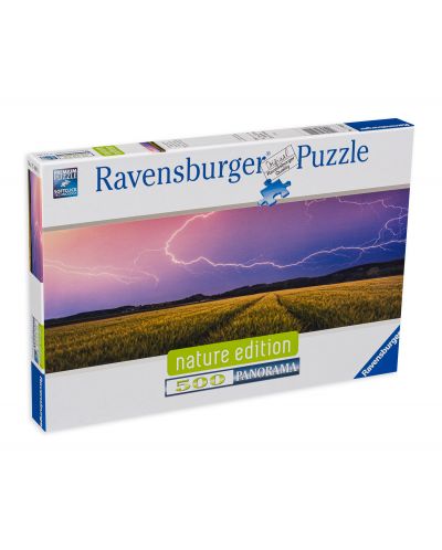 Puzzle Ravensburger din 500 de piese - Furtună electrică - 1