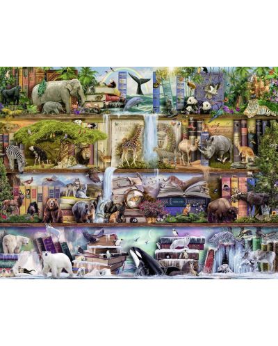 Puzzle Ravensburger de 2000 piese - Regatul animalelor - 2