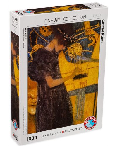 Puzzle Eurographics de 1000 piese – Muzica, Gustav Klimt - 1